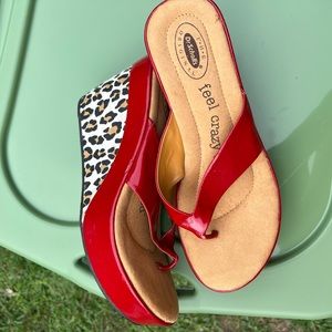 Cheetah detail red wedges